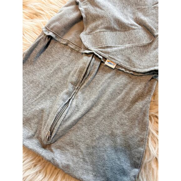 Halo Sleep Sack Swaddle Sleeveless Cotton Cozy Comfortable Gray Size Small - Picture 2 of 10